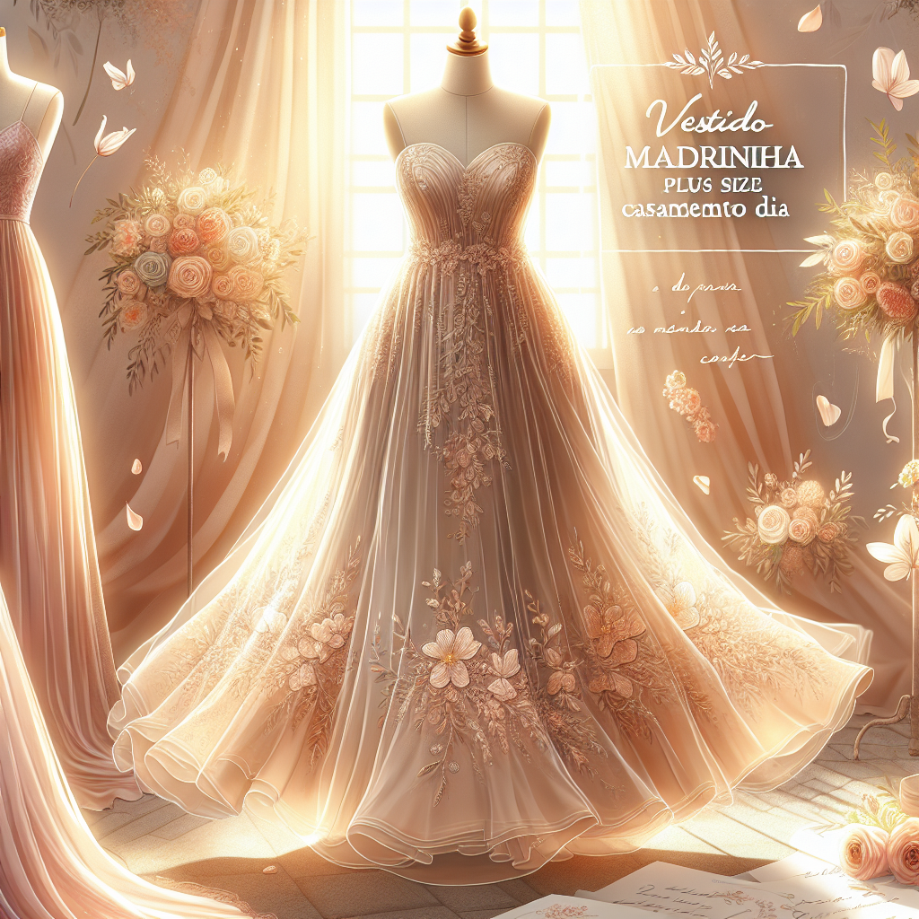 Glamour Plus Size: Vestidos para Madrinha de Casamento Diurno